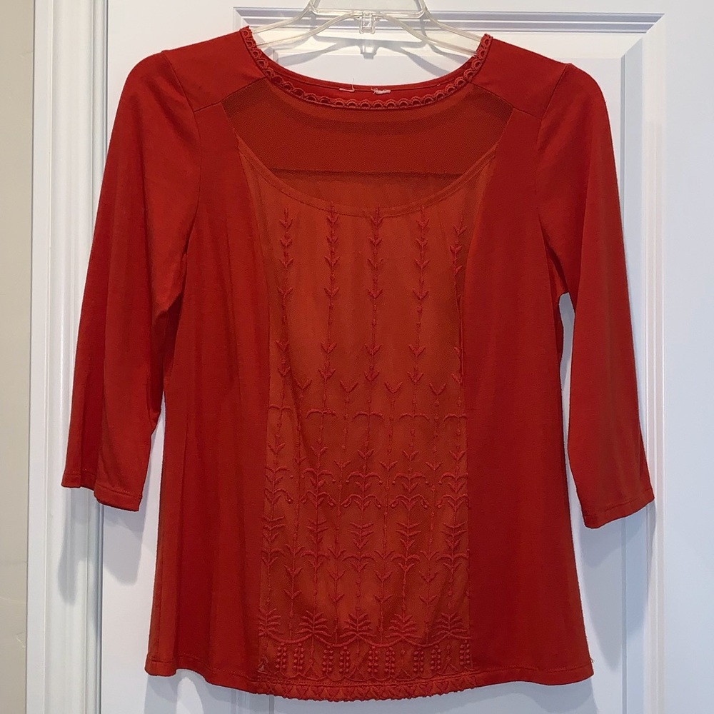 Orange Blouse